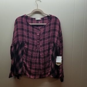 Long sleeves shirt size medium with bottoms